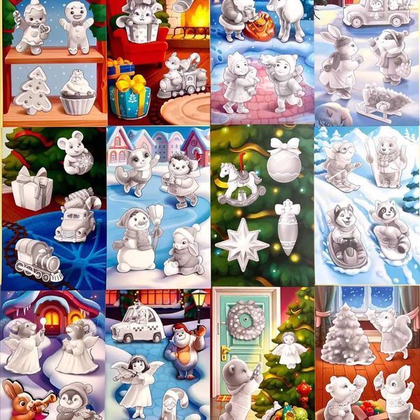 Дерев'яна гра "Новорічне лото" ПСД235 фото